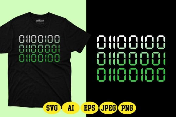 Binary Code Computer Programmer Design
