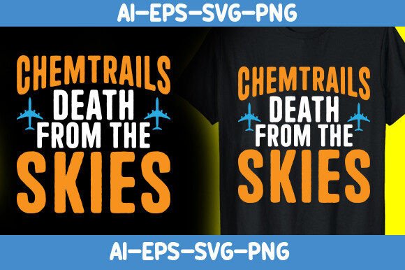 Chemtrails Death from the Skies SVG Design
