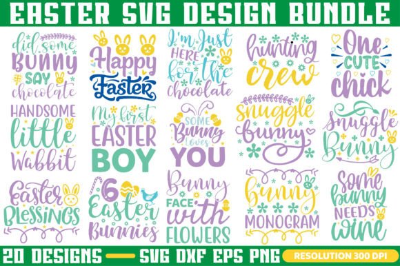 Easter Design Bundle SVG