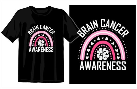 Elevating Cause Marketing with Unique Vector Artistry: The Brain Cancer Alzheimer s Awareness tshirt Design Advantage