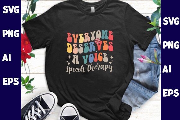 Everyone Deserves a Voice Speech Therapy: Digital Artwork for DIY and Commercial Use