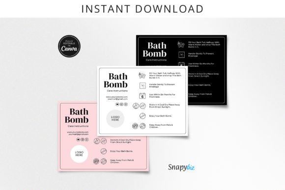 Mastering the Unboxing Experience with a Bath Bomb Care Guide Canva Template